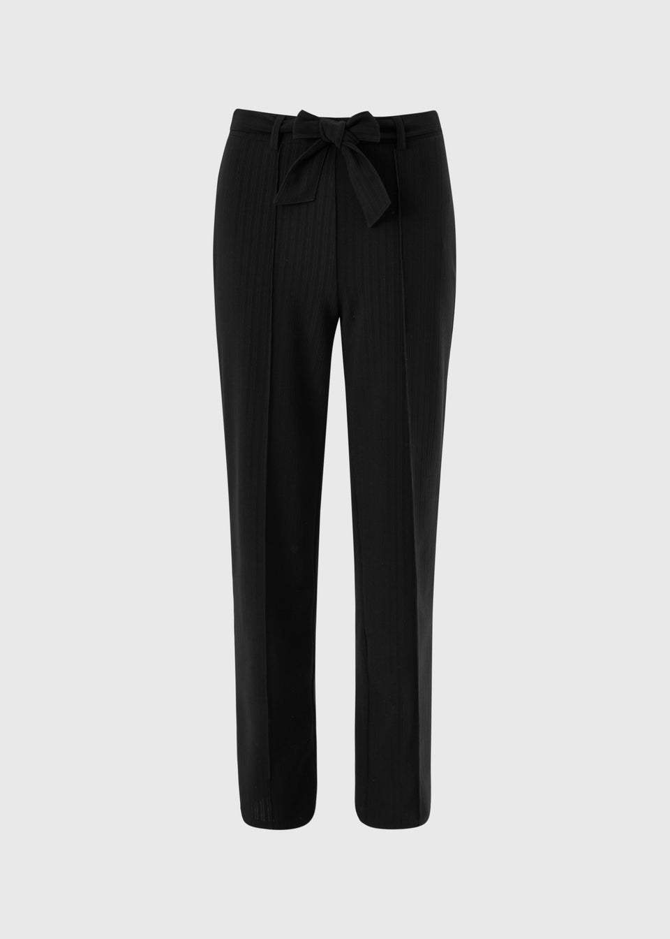 Et Vous Black Belted Tapered Trousers