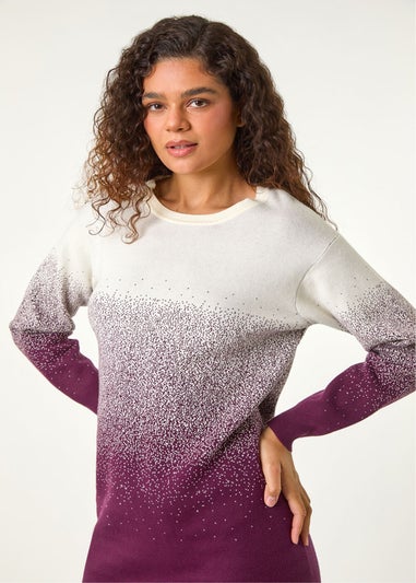 Roman Port Ombre Knitted Jumper Dress