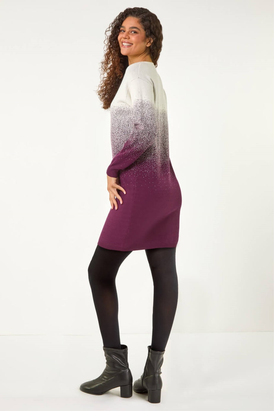 Roman Port Ombre Knitted Jumper Dress