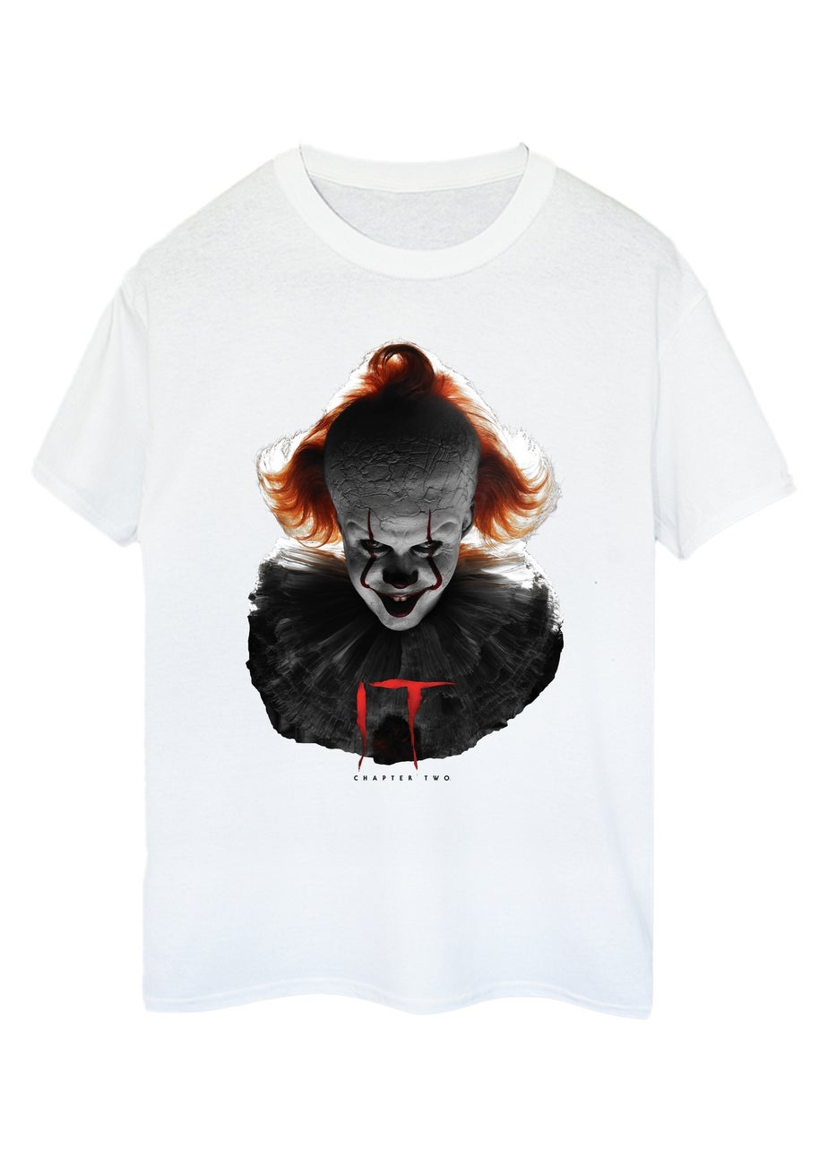 It Movie Head Shot White Graphic T-Shirt