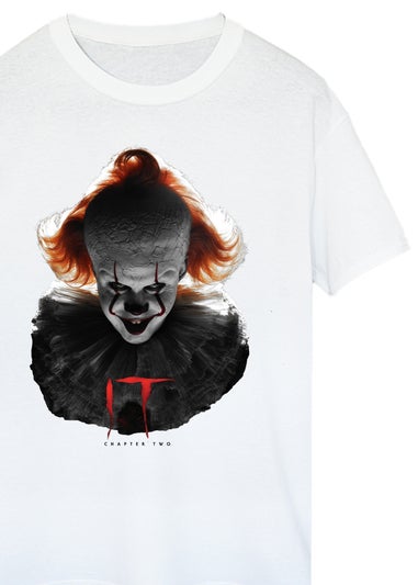 It Movie Head Shot White Graphic T-Shirt