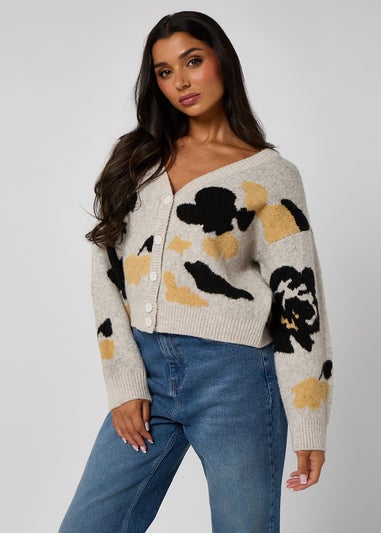 Urban Bliss Grey Floral Cardigan