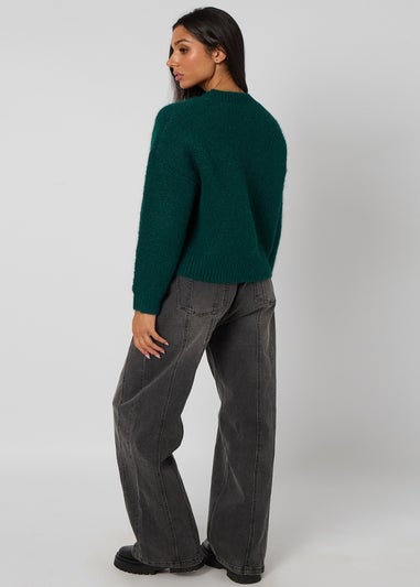 Urban Bliss Green Wool-Blend Jumper