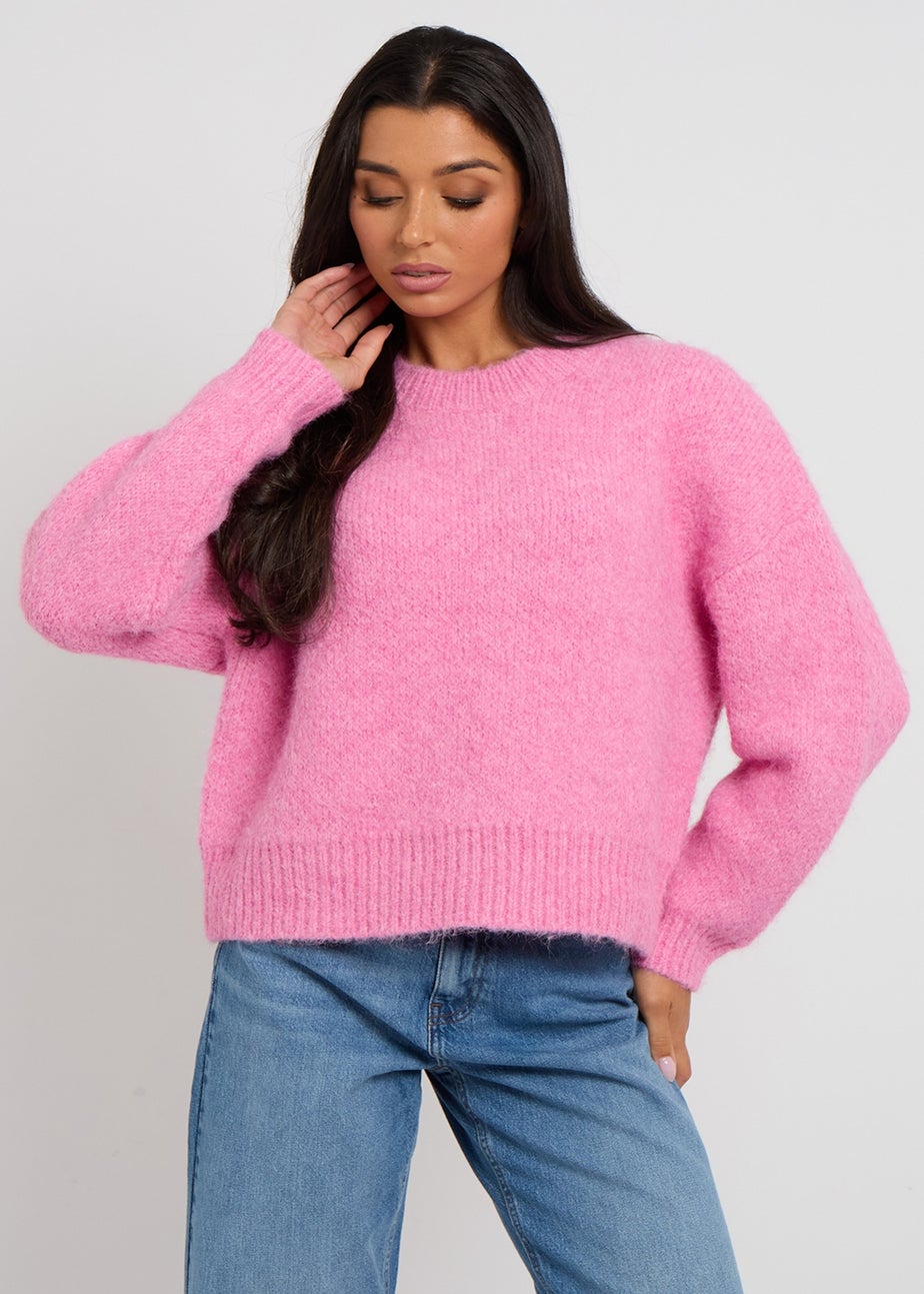 Urban Bliss Pink Wool-Blend Jumper