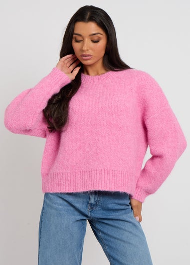 Urban Bliss Pink Wool-Blend Jumper