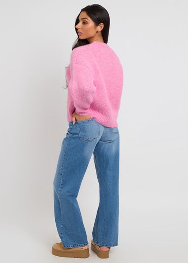 Urban Bliss Pink Wool-Blend Jumper