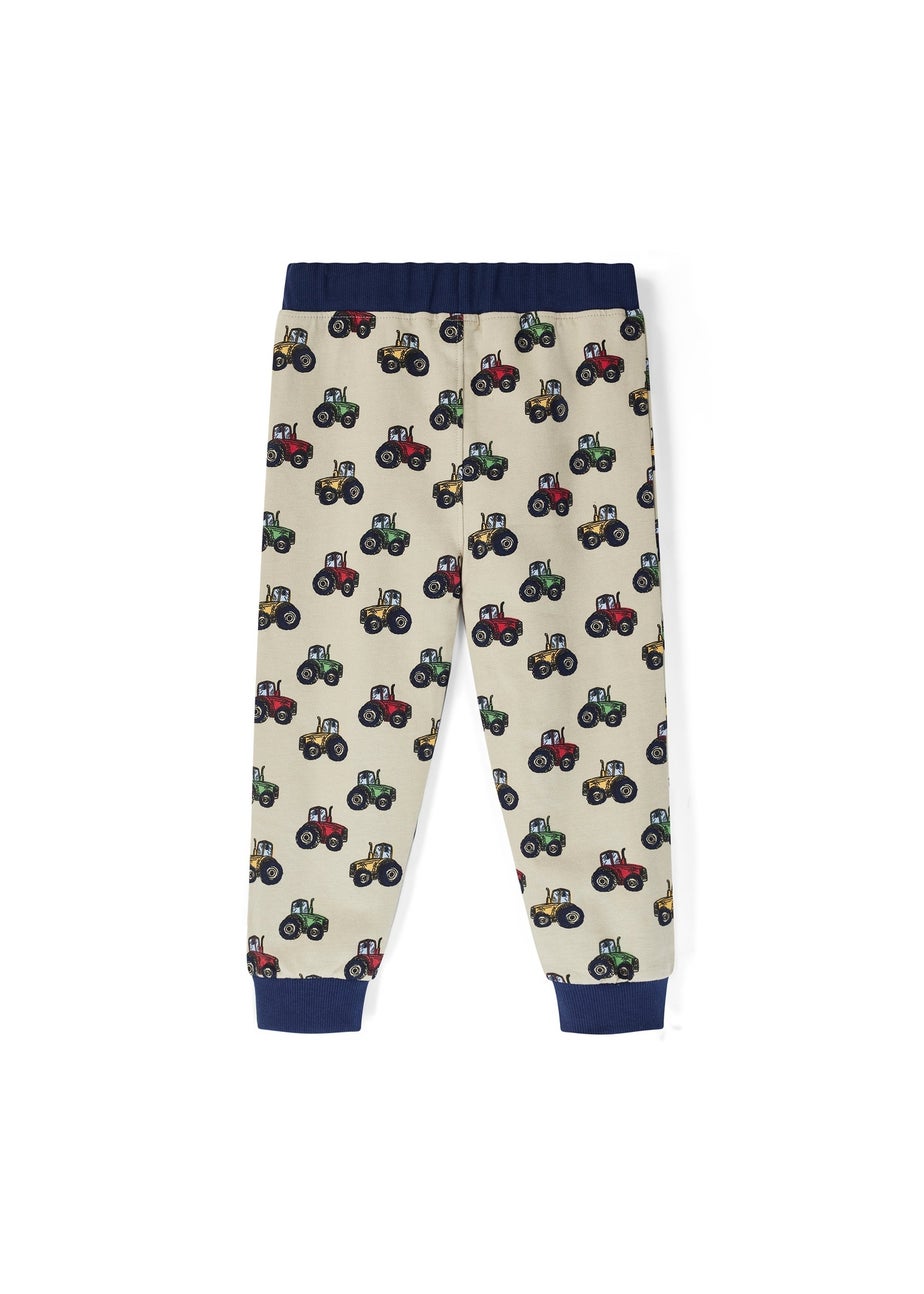 Lilly & Sid Organic Cotton Multi Tractor Print Jogger (0-5 Years)