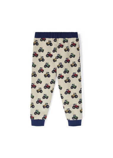 Lilly & Sid Organic Cotton Multi Tractor Print Jogger (0-5 Years)
