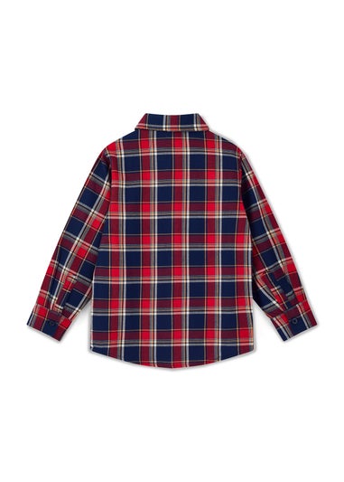 Lilly & Sid Organic Cotton Multi Woven Check Shirt (0-5 Years)
