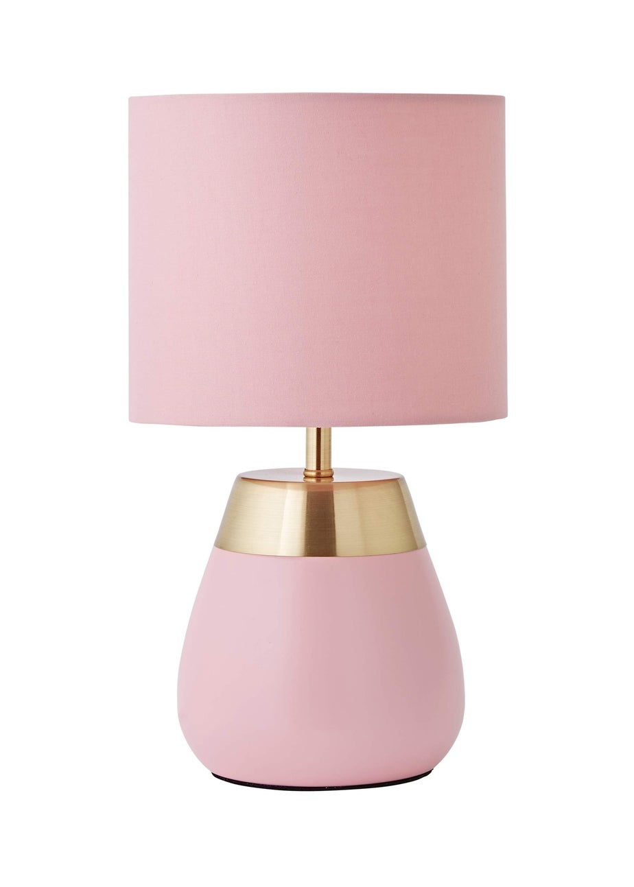 ValueLights Hurst Pink Touch Touch Table Lamp