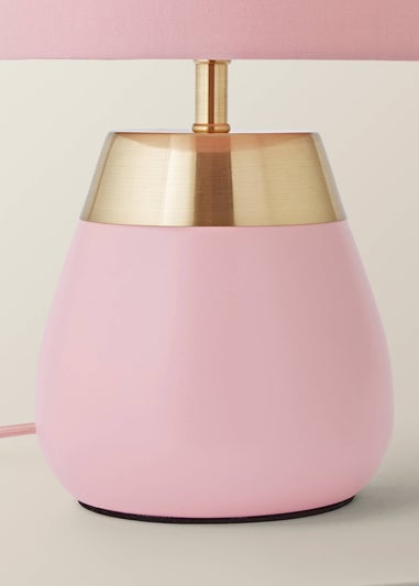 ValueLights Hurst Pink Touch Touch Table Lamp