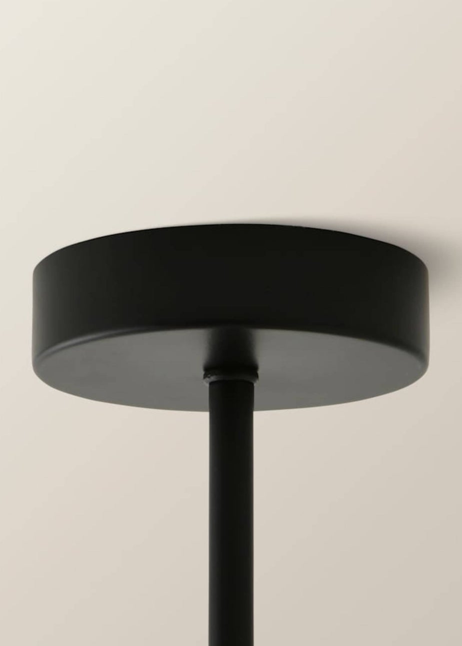 ValueLights Kincaid 3 Arm Black Chandelier Ceiling Light