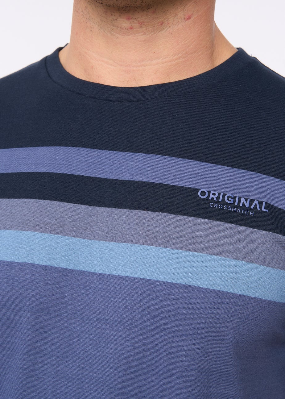 Crosshatch Navy Lemyview T-Shirt