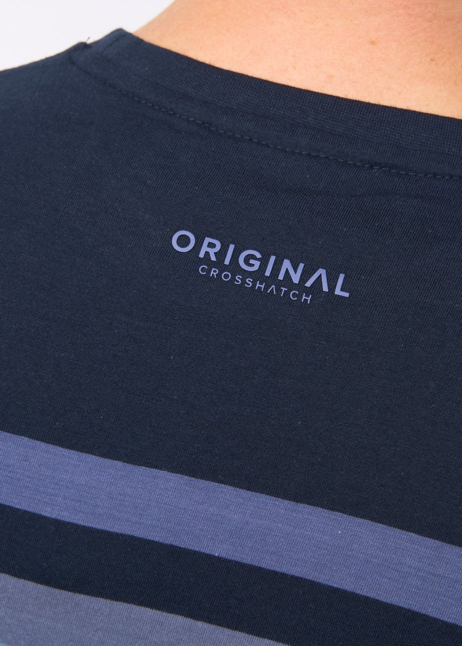 Crosshatch Navy Lemyview T-Shirt