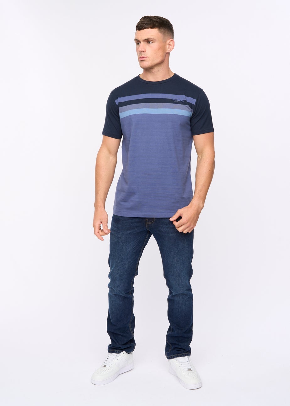 Crosshatch Navy Lemyview T-Shirt