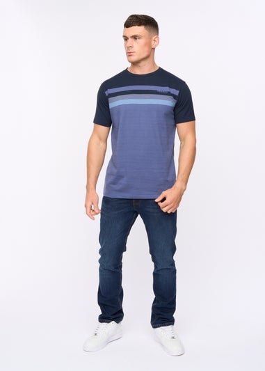 Crosshatch Navy Lemyview T-Shirt
