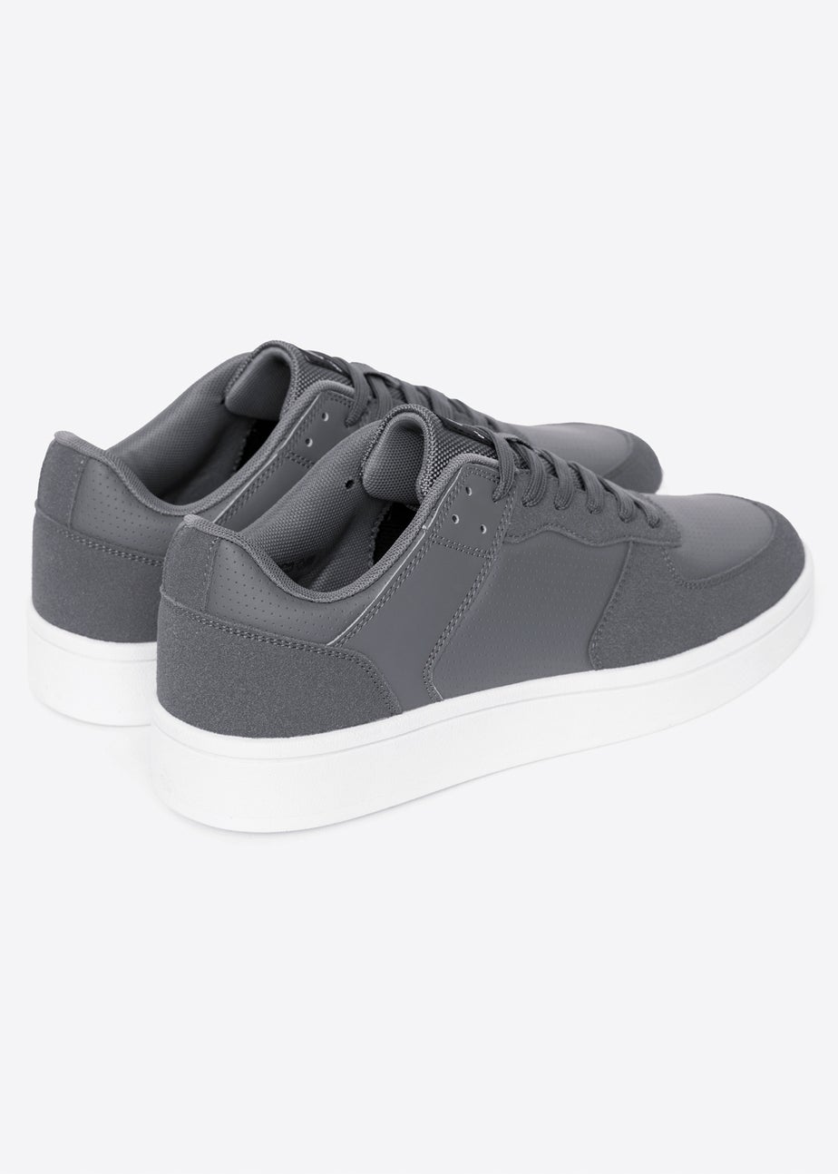 Crosshatch Grey/White Avelino Trainers