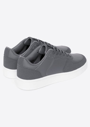 Crosshatch Grey/White Avelino Trainers