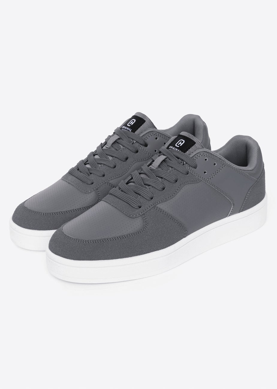 Crosshatch Grey/White Avelino Trainers