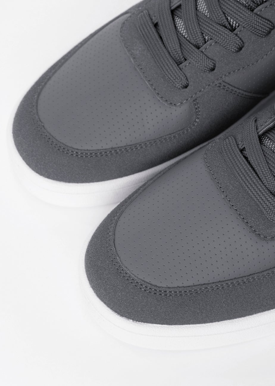 Crosshatch Grey/White Avelino Trainers