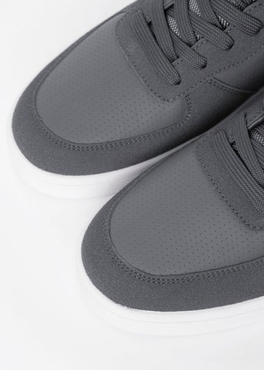 Crosshatch Grey/White Avelino Trainers