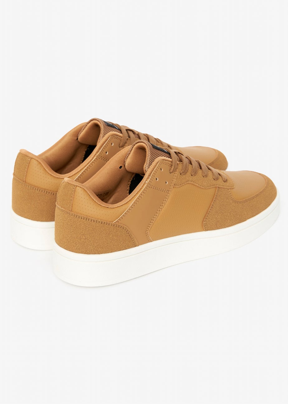 Crosshatch Tan Avelino Trainers