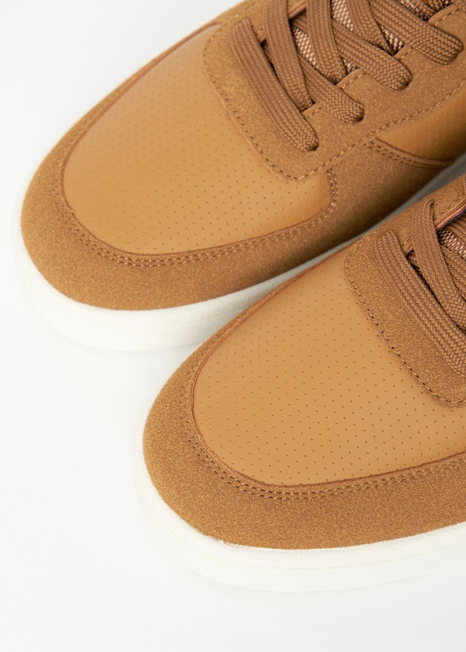 Crosshatch Tan Avelino Trainers