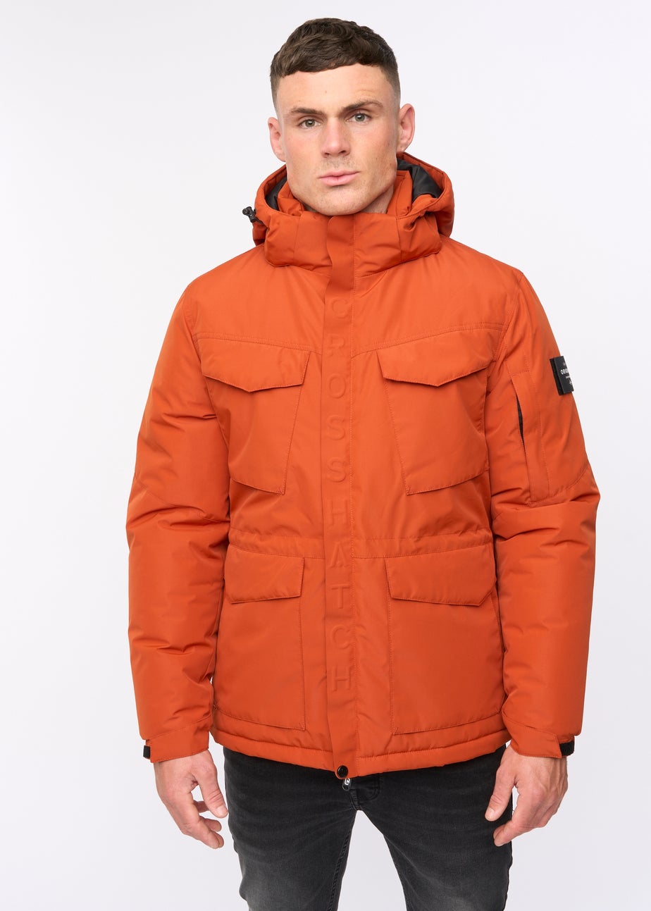 Crosshatch Burnt Orange Plentons Jacket