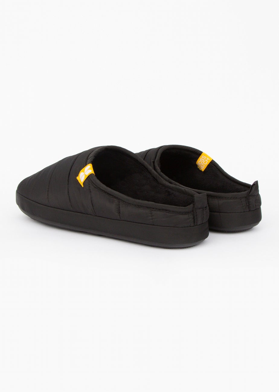 Crosshatch Black Padfoot Slippers