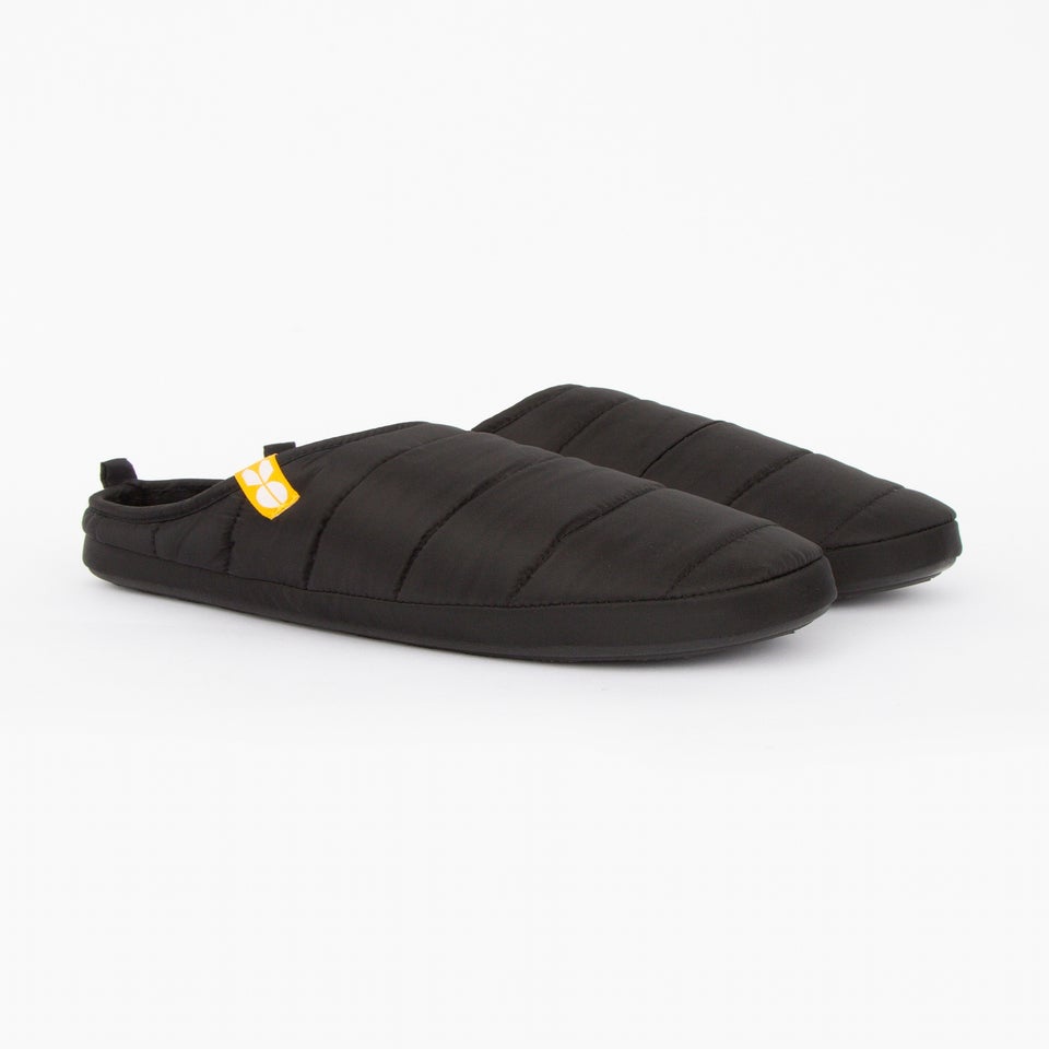 Crosshatch Black Padfoot Slippers