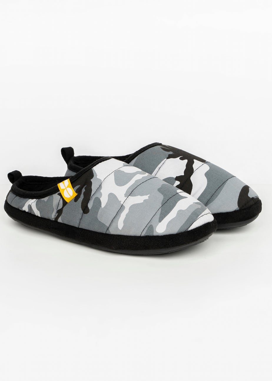 Crosshatch Black Camo Padfoot Slippers