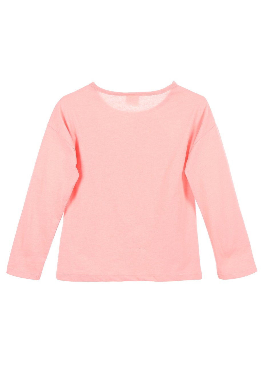 Bluey Pocket Kids Pink Long Sleeve Top (3-8 Years)