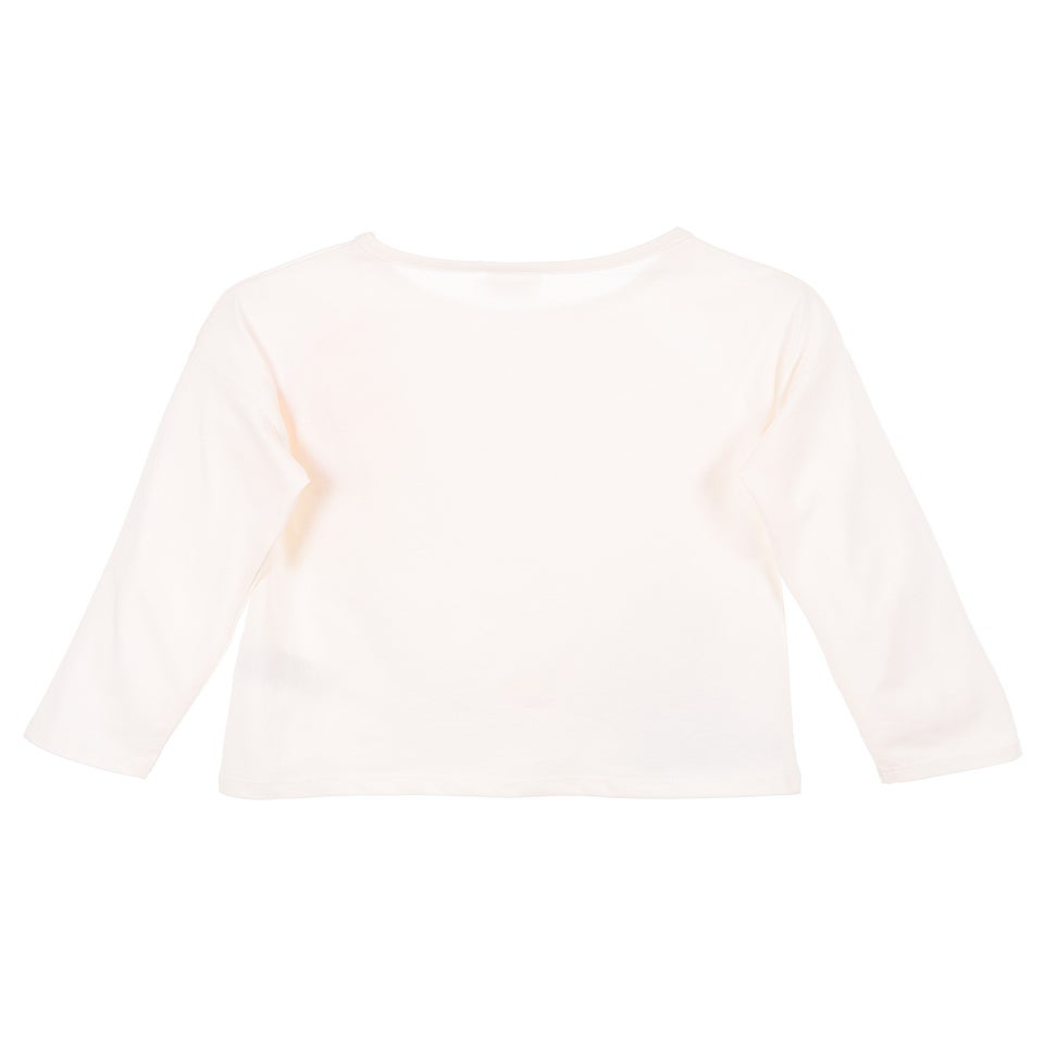 Bluey Pocket Kids White Long Sleeve Top (3-8 Years)
