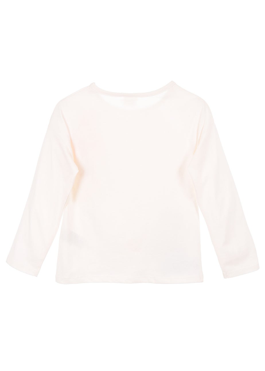Bluey Pocket Kids White Long Sleeve Top (3-8 Years)