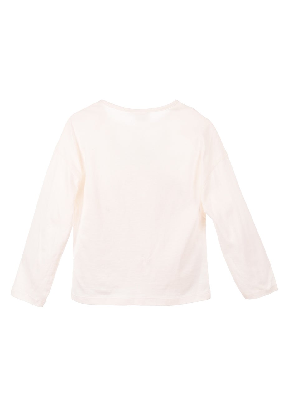 Disney Stitch Bounce Kids White Long Sleeve Top (3-8 Years)