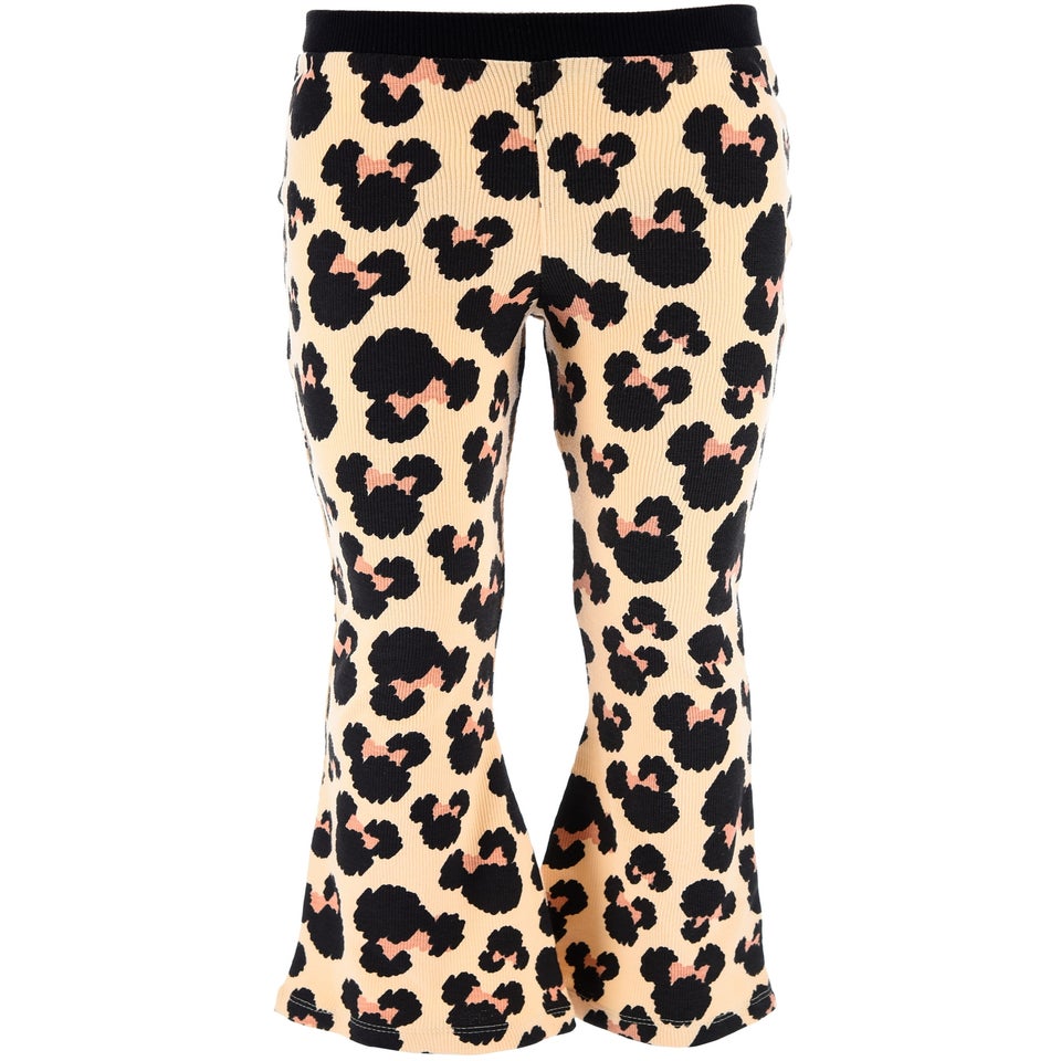 Disney Minnie Mouse Leopard Kids Leggings (3-8 Years)