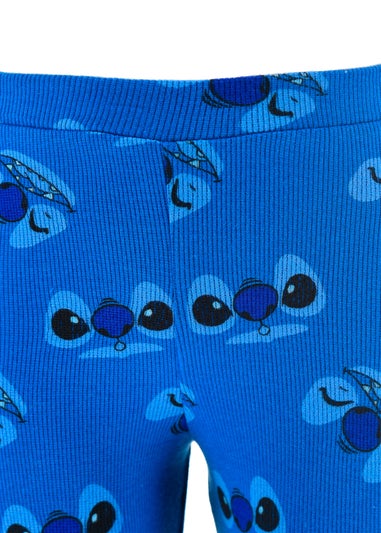 Disney Stitch Face Pattern Kids Leggings (3-8 Years)