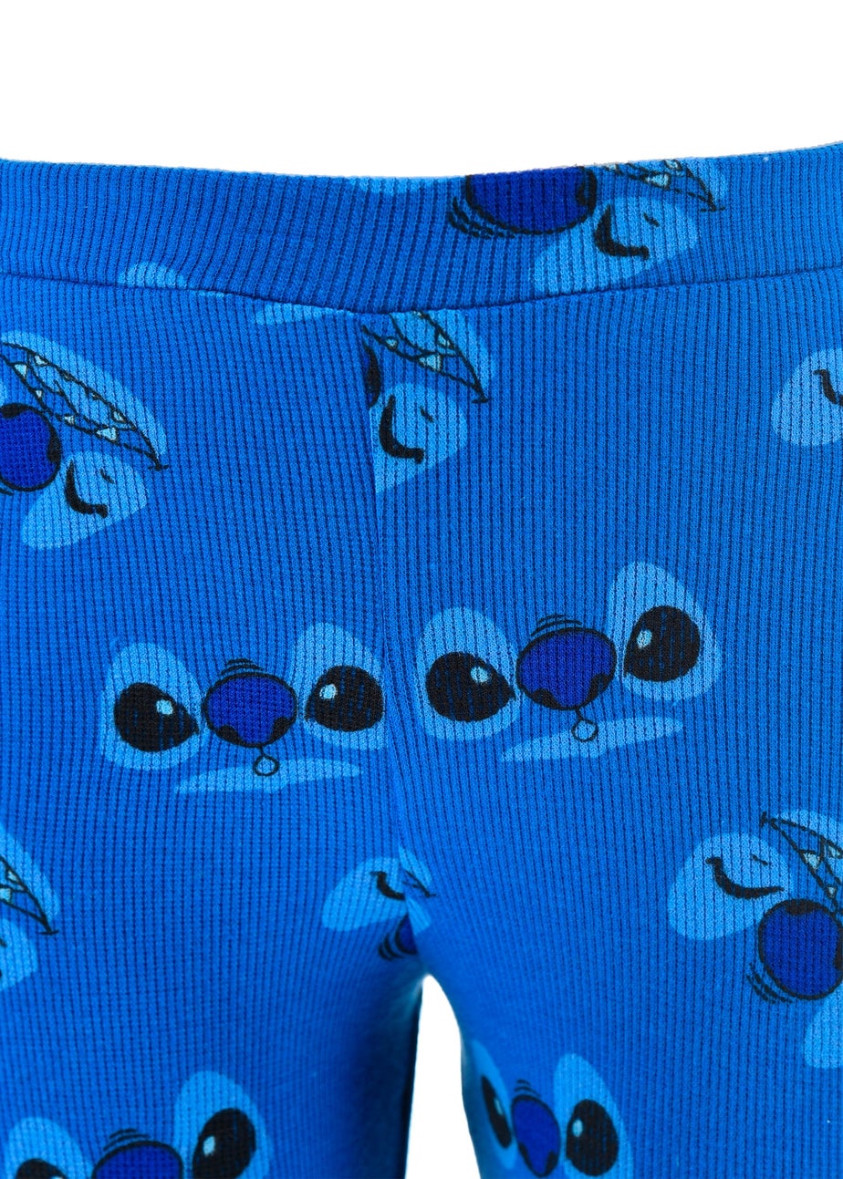 Disney Stitch Face Pattern Kids Leggings (3-8 Years)
