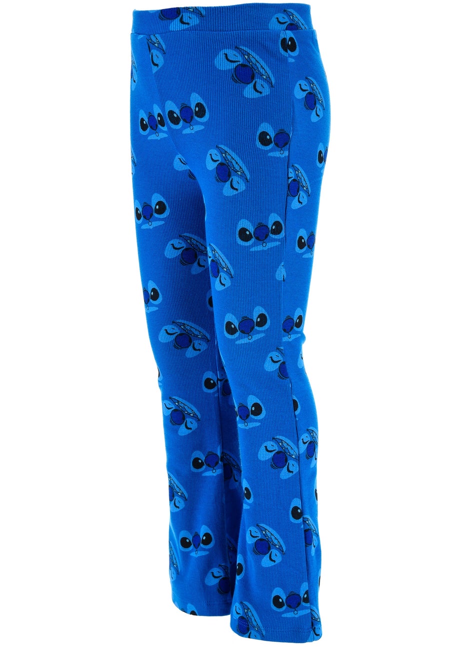 Disney Stitch Face Pattern Kids Leggings (3-8 Years)