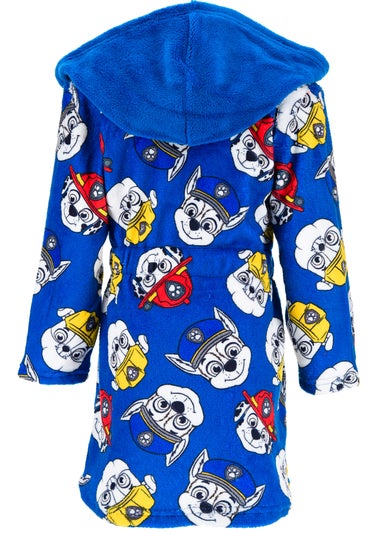 Paw Patrol Pattern Kids Blue Dressing Gown (3-6 Years)