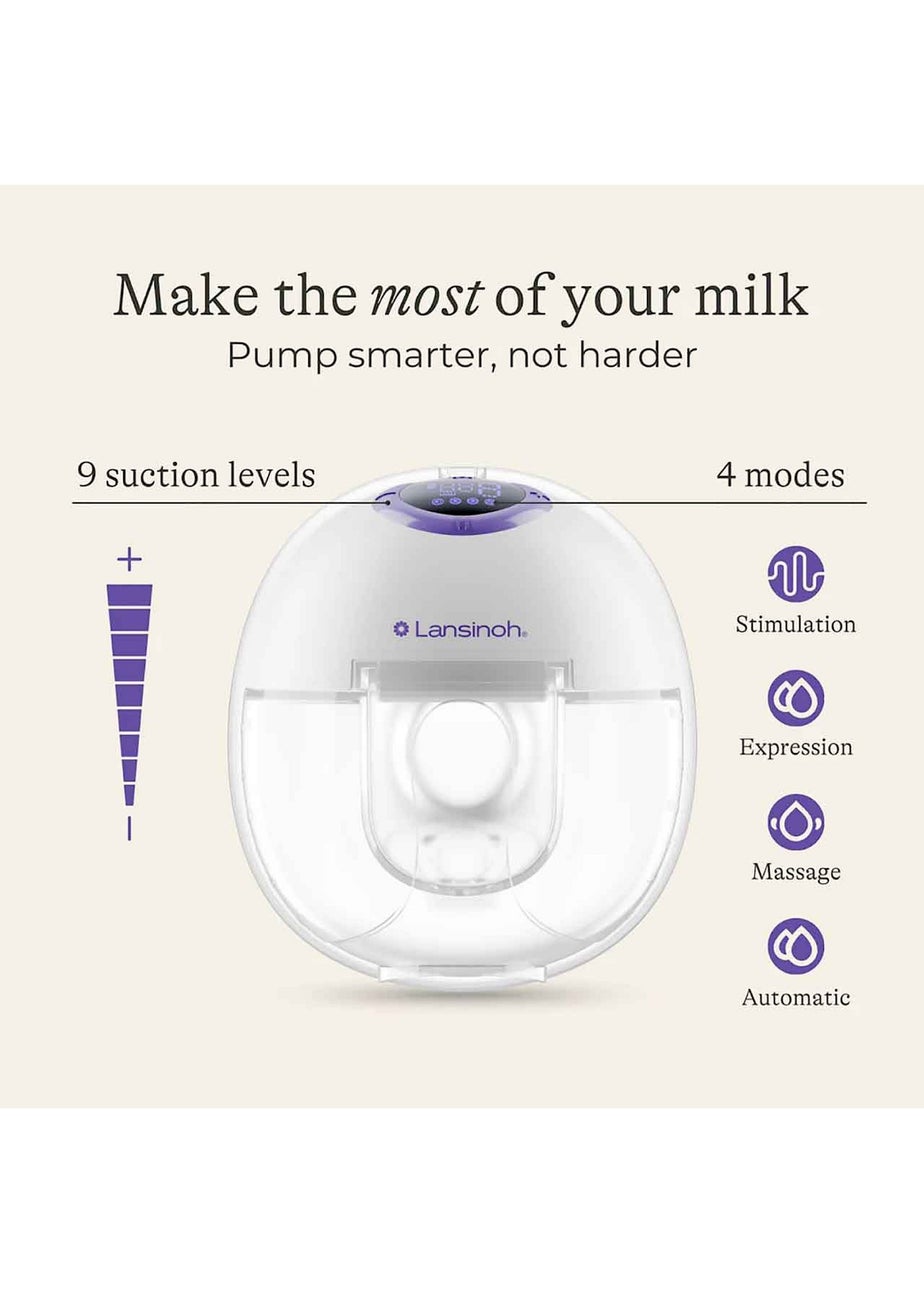 Lansinoh Clear Wearable Single Breast Pump