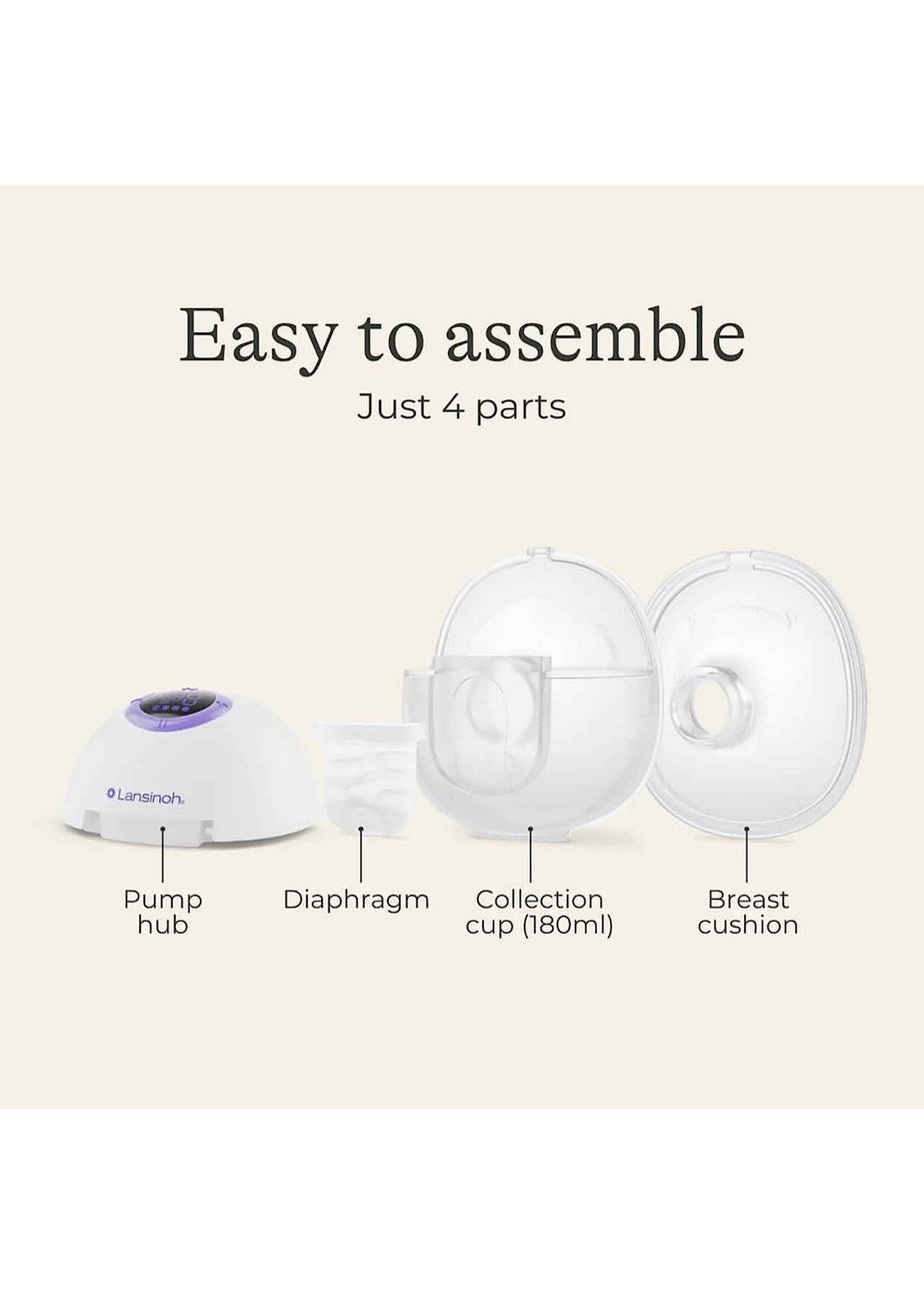 Lansinoh Clear Wearable Single Breast Pump