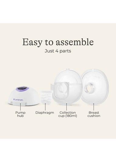 Lansinoh Clear Wearable Single Breast Pump