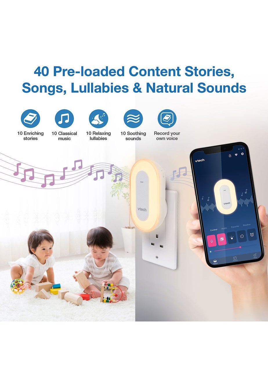 VTech White BC8113 V-Hush Plug Sleep Soother