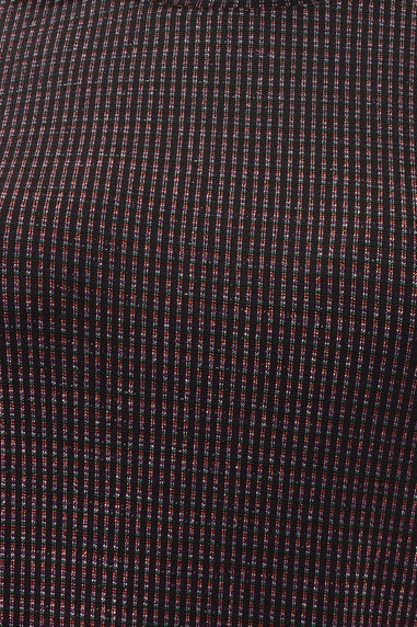 Yours Black Metallic Grown On Sleeve T-Shirt