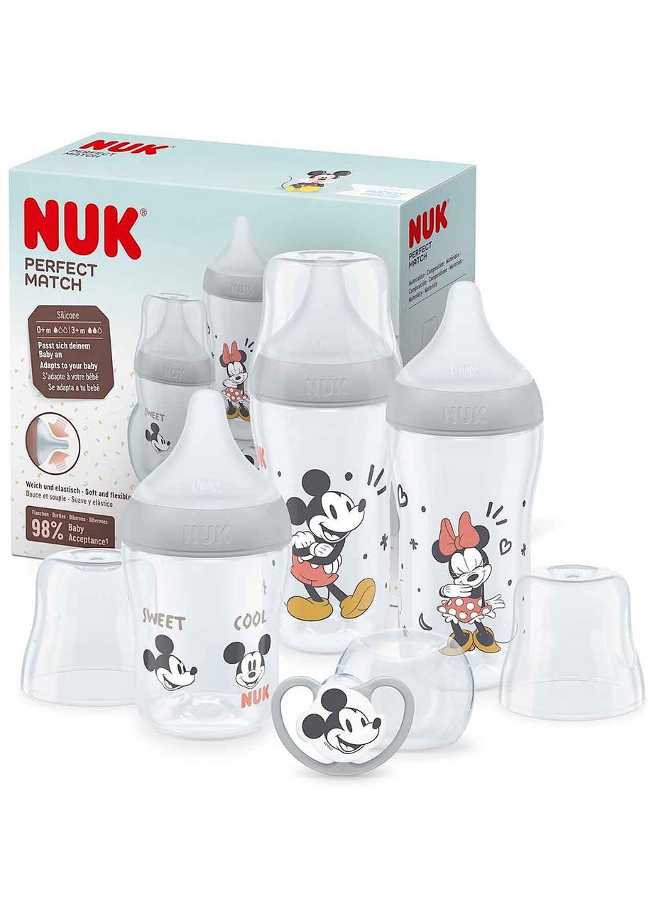 NUK Clear Perfect Match Starter Kit - Mickey Mouse