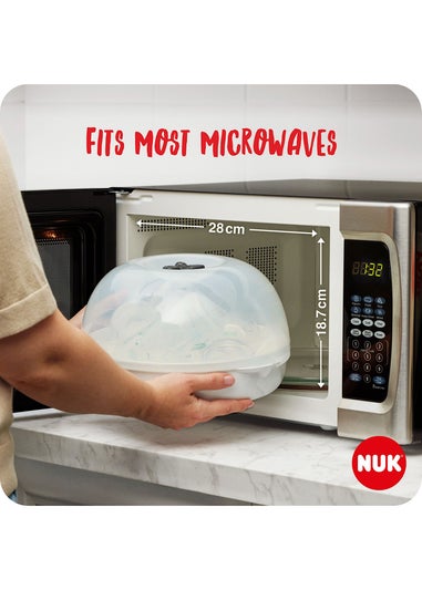 NUK White Microwave Express Plus Steriliser