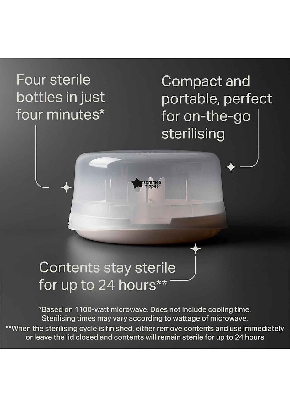 Tommee Tippee White Microwave Steam Steriliser