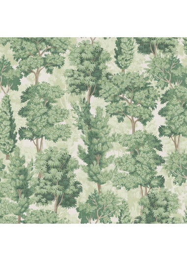 Arthouse Organic Forest Green Wallpaper