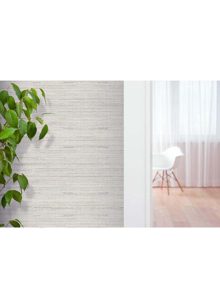 Arthouse Ginkgo Plain Grey Wallpaper